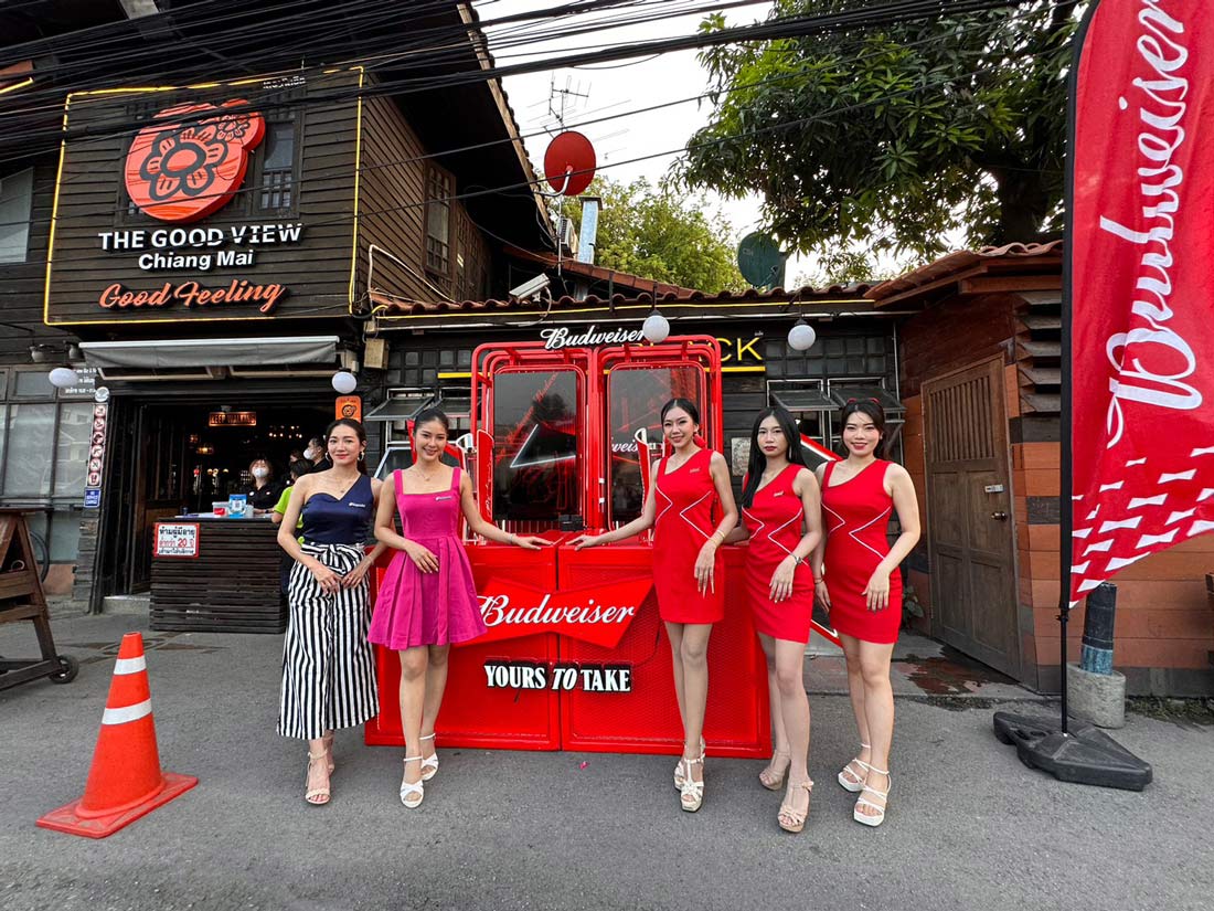กิจกรรมประชาสัมพันธ์ ผลิตภัณฑ์ Budweiser และ Hoegaarden